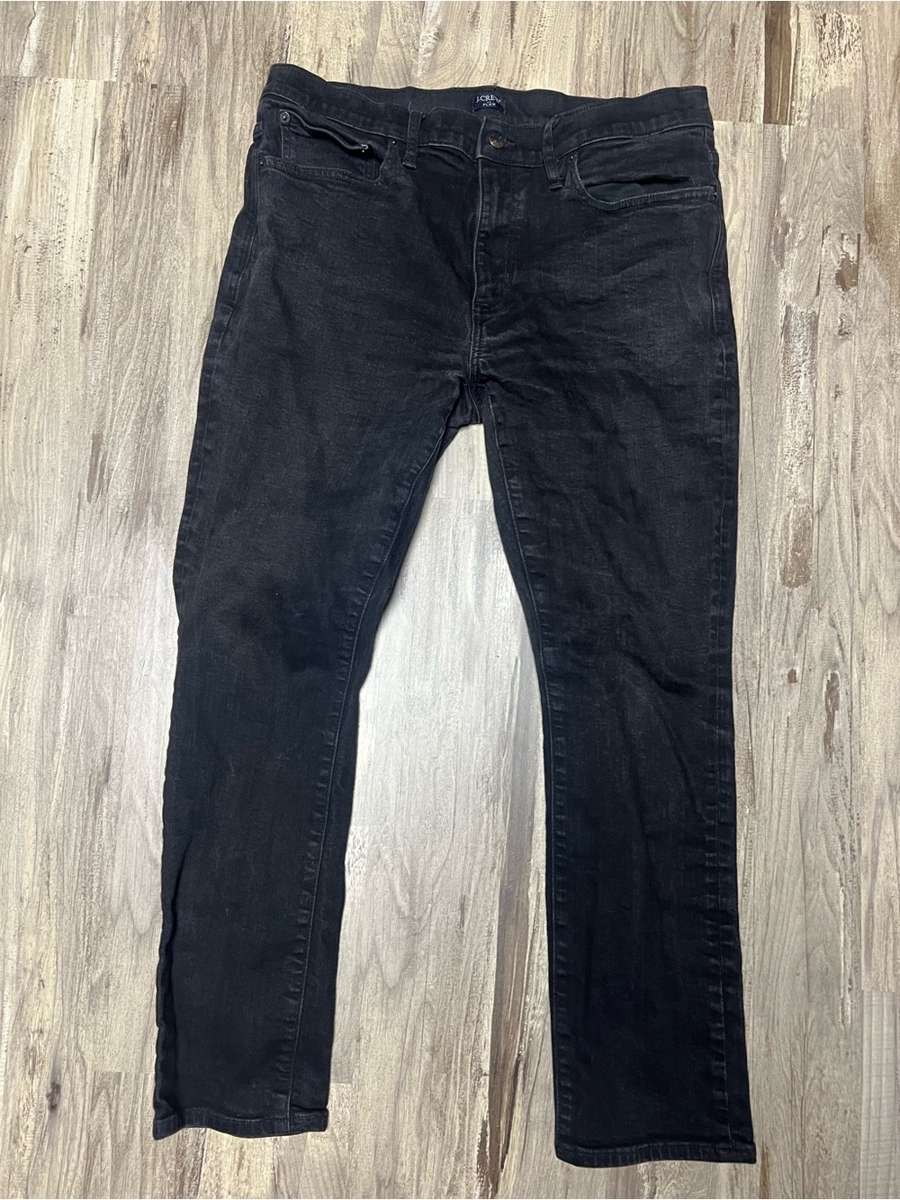 J.Crew Re-Imagined Flex Skinny Jeans Mens 36x30 Black Stretch Denim
